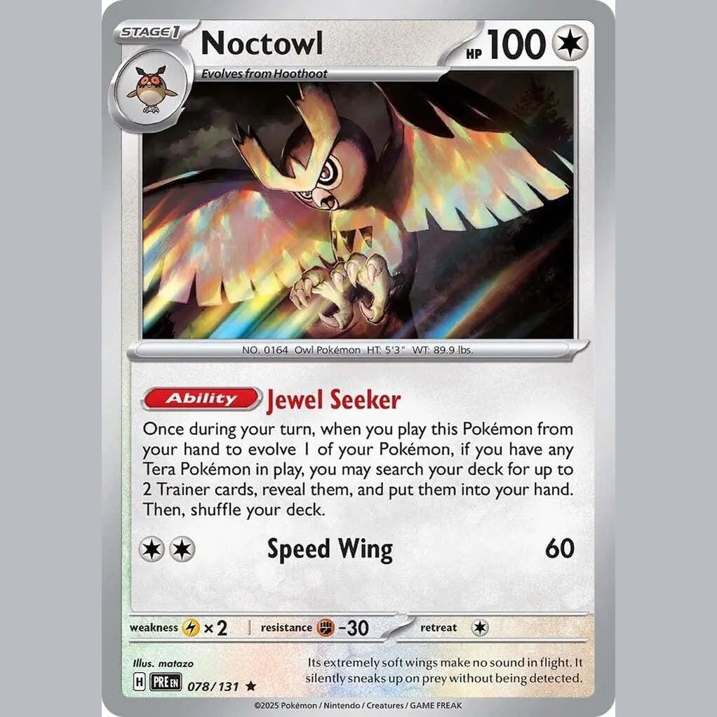 Noctowl [PRE - 078/131] SV: Prismatic Evolutions