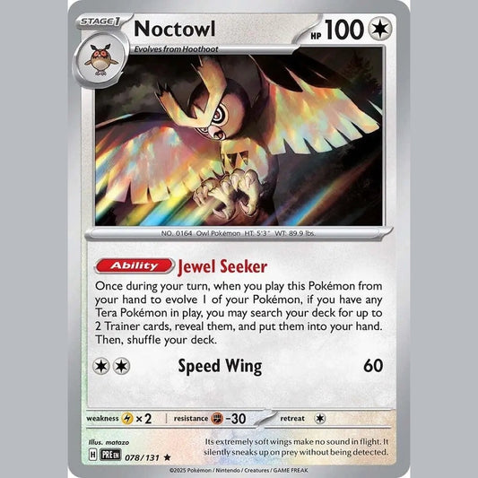 Noctowl [PRE - 078/131] SV: Prismatic Evolutions