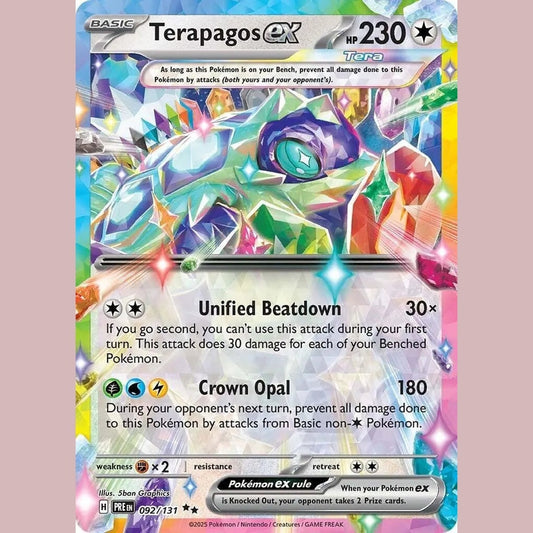 Terapagos ex - 092/131 [PRE - 092/131] SV: Prismatic Evolutions