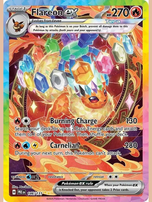 Flareon ex - 146/131 [PRE - 146/131] SV: Prismatic Evolutions