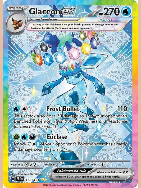 Glaceon ex - 150/131 [PRE - 150/131] SV: Prismatic Evolutions