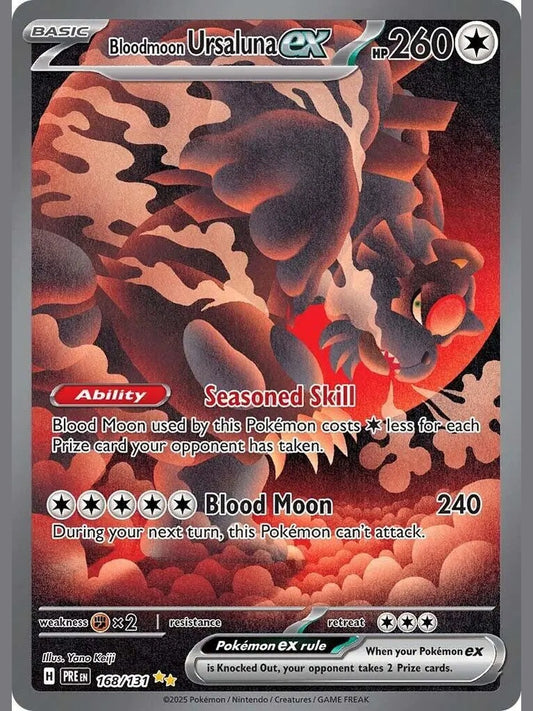 Bloodmoon Ursaluna ex [PRE - 168/131] SV: Prismatic Evolutions