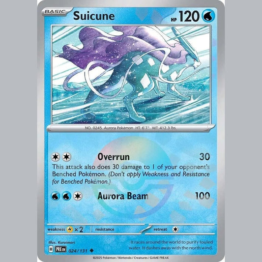 Suicune (Poke Ball Pattern) [PRE - 024/131] SV: Prismatic Evolutions