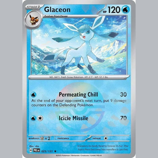 Glaceon (Poke Ball Pattern) [PRE - 025/131] SV: Prismatic Evolutions