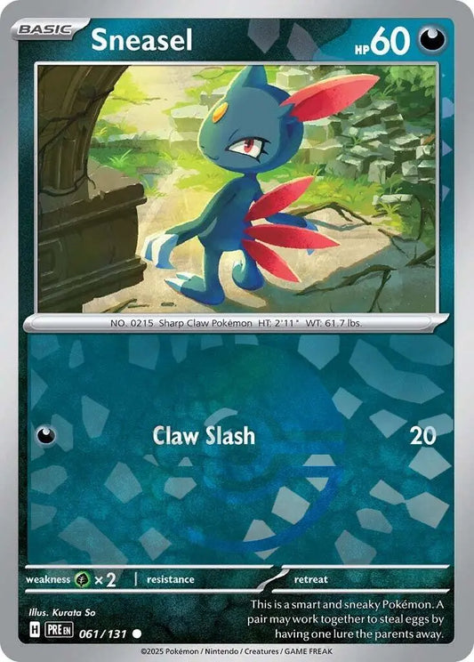 Sneasel (Poke Ball Pattern) [PRE - 061/131] SV: Prismatic Evolutions