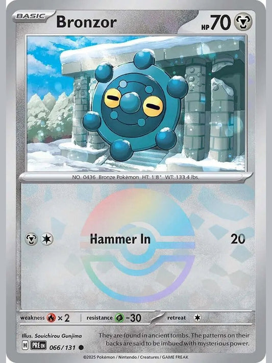 Bronzor (Poke Ball Pattern) [PRE - 066/131] SV: Prismatic Evolutions