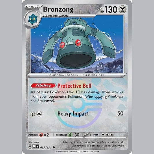 Bronzong (Poke Ball Pattern) [PRE - 067/131] SV: Prismatic Evolutions