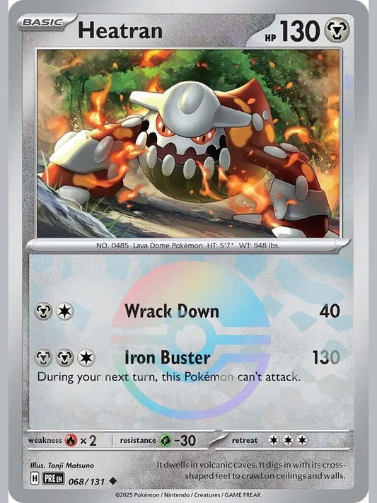 Heatran (Poke Ball Pattern) [PRE - 068/131] SV: Prismatic Evolutions
