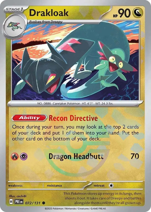 Drakloak (Poke Ball Pattern) [PRE - 072/131] SV: Prismatic Evolutions