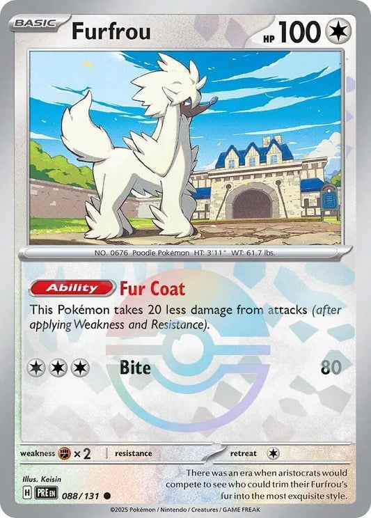 Furfrou (Poke Ball Pattern) [PRE - 088/131] SV: Prismatic Evolutions
