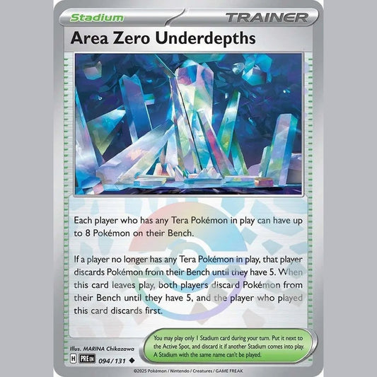 Area Zero Underdepths (Poke Ball Pattern) [PRE - 094/131] SV: Prismatic Evolutions