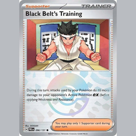 Black Belt's Training - 096/131 (Poke Ball Pattern) [PRE - 096/131] SV: Prismatic Evolutions