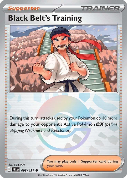 Black Belt's Training - 098/131 (Poke Ball Pattern) [PRE - 098/131]
