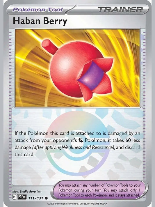 Haban Berry (Poke Ball Pattern) [PRE - 111/131] SV: Prismatic Evolutions
