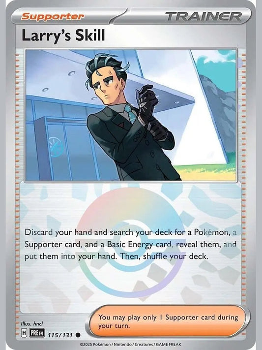 Larry's Skill - 115/131 (Poke Ball Pattern) [PRE - 115/131] SV: Prismatic Evolutions