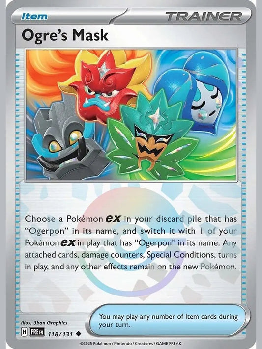 Ogre's Mask (Poke Ball Pattern) [PRE - 118/131] SV: Prismatic Evolutions