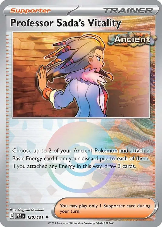 Professor Sada's Vitality (Poke Ball Pattern) [PRE - 120/131] SV: Prismatic Evolutions