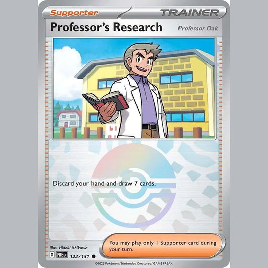 Professor's Research [Professor Oak] (Poke Ball Pattern) [PRE - 122/131] SV: Prismatic Evolutions