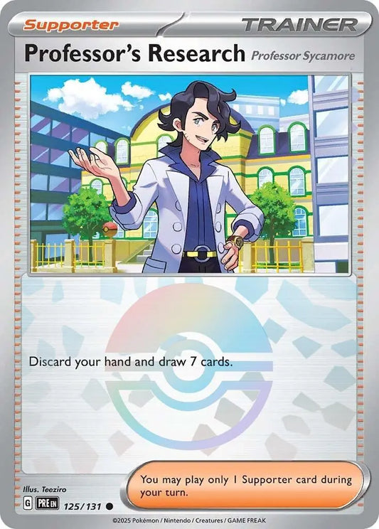 Professor's Research [Professor Sycamore] (Poke Ball Pattern) [PRE - 125/131] SV: Prismatic Evolutions