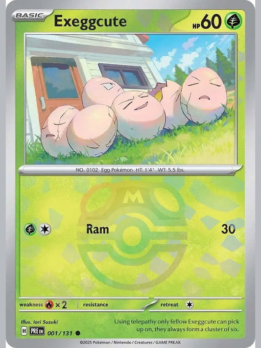 Exeggcute (Master Ball Pattern) [PRE - 001/131] SV: Prismatic Evolutions