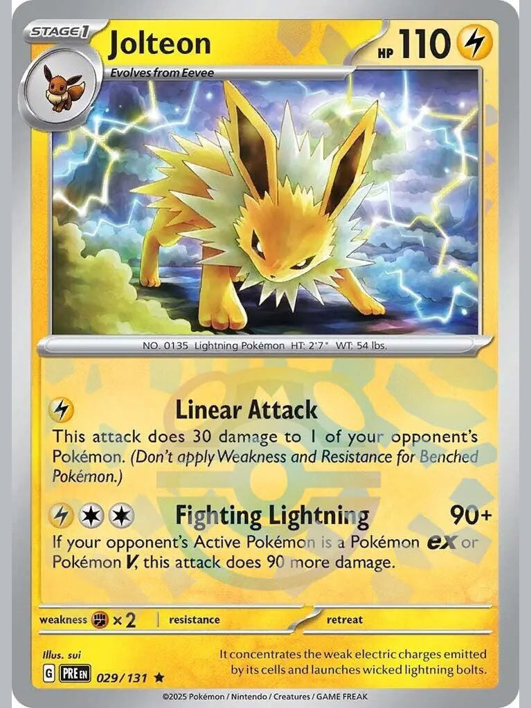 Jolteon (Master Ball Pattern) [PRE - 029/131] SV: Prismatic Evolutions