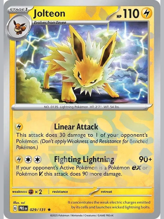 Jolteon (Master Ball Pattern) [PRE - 029/131] SV: Prismatic Evolutions