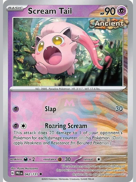 Scream Tail (Master Ball Pattern) [PRE - 042/131] SV: Prismatic Evolutions