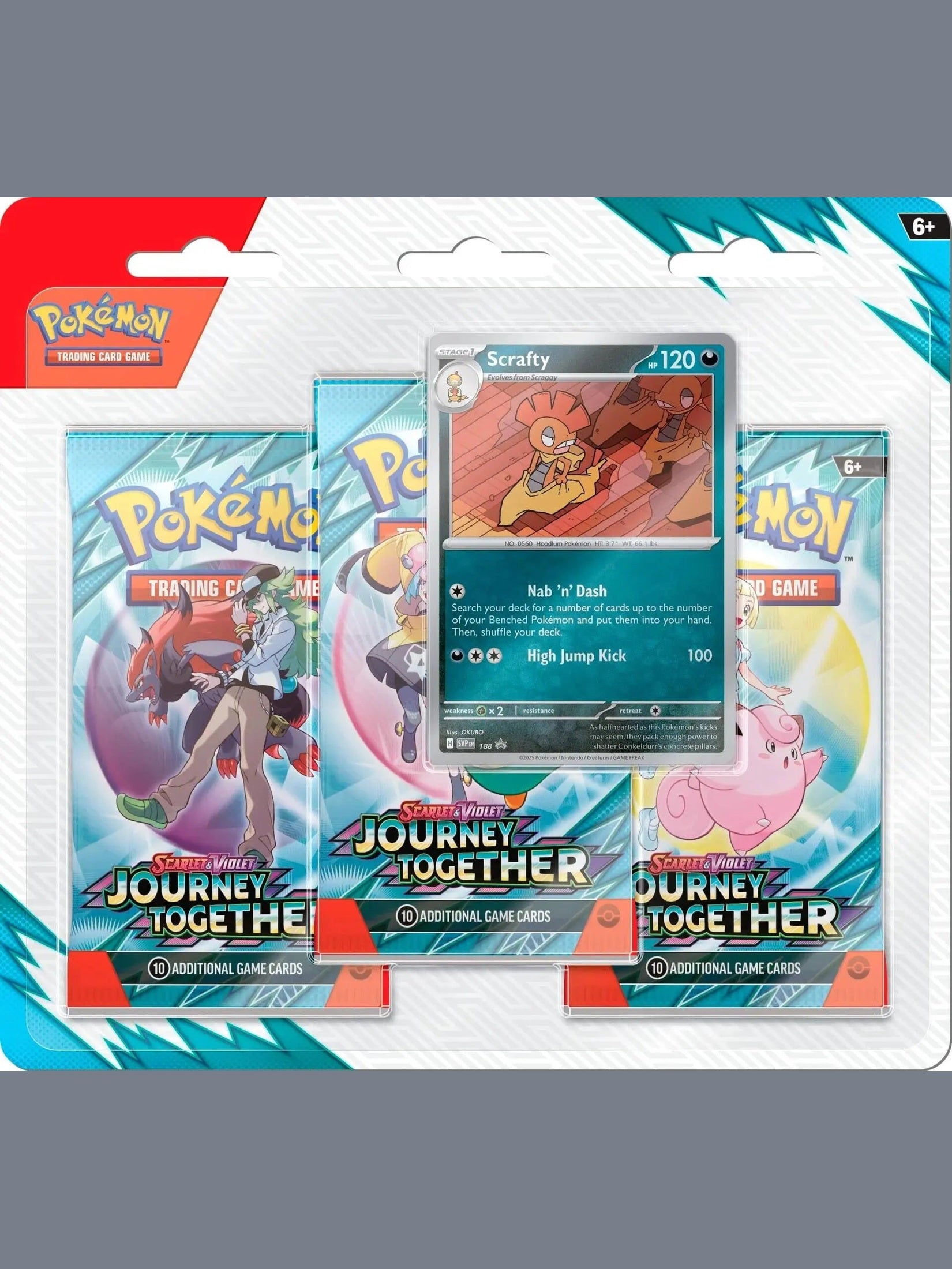 Journey Together 3 Pack Blister [Scrafty] [JTG - 000] SV09: Journey Together