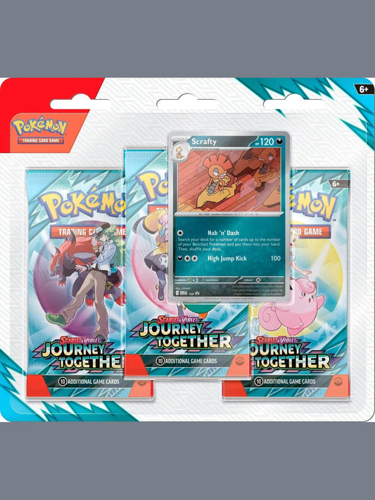 Journey Together 3 Pack Blister [Scrafty] [JTG - 000] SV09: Journey Together