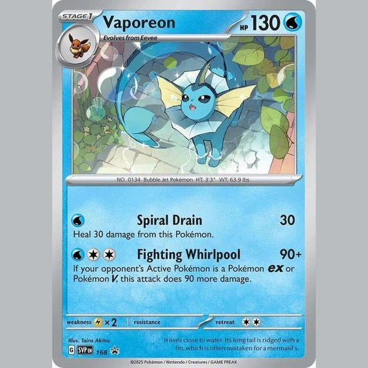 Vaporeon - 168 [SVP - 168] SV: Scarlet & Violet Promo Cards