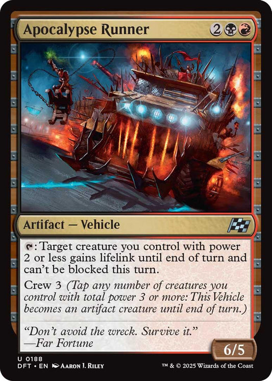 Apocalypse Runner [DFT - 188] - Shippin Texas