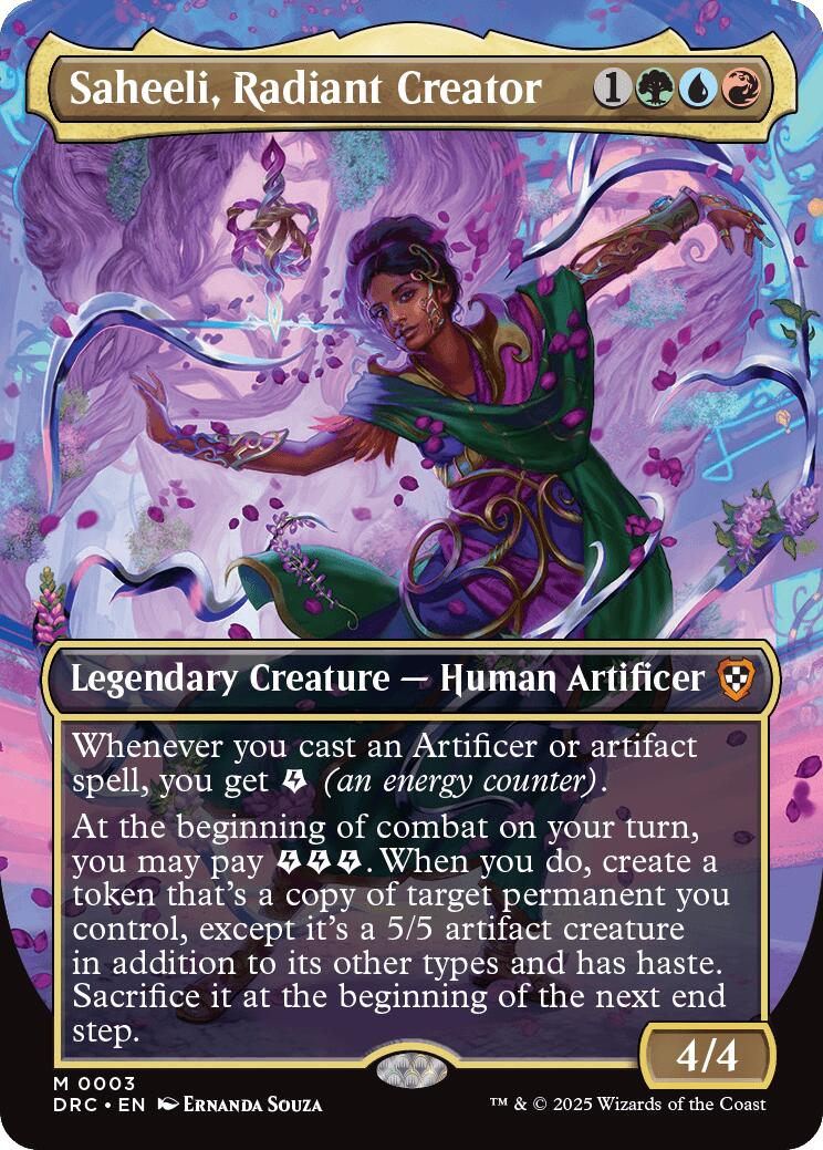 Saheeli, Radiant Creator (Borderless) [DRC - 3] - Shippin Texas