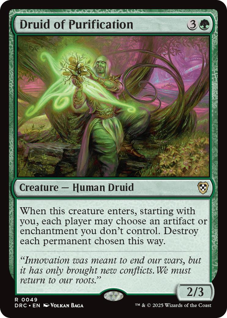 Druid of Purification [DRC - 49] - Shippin Texas