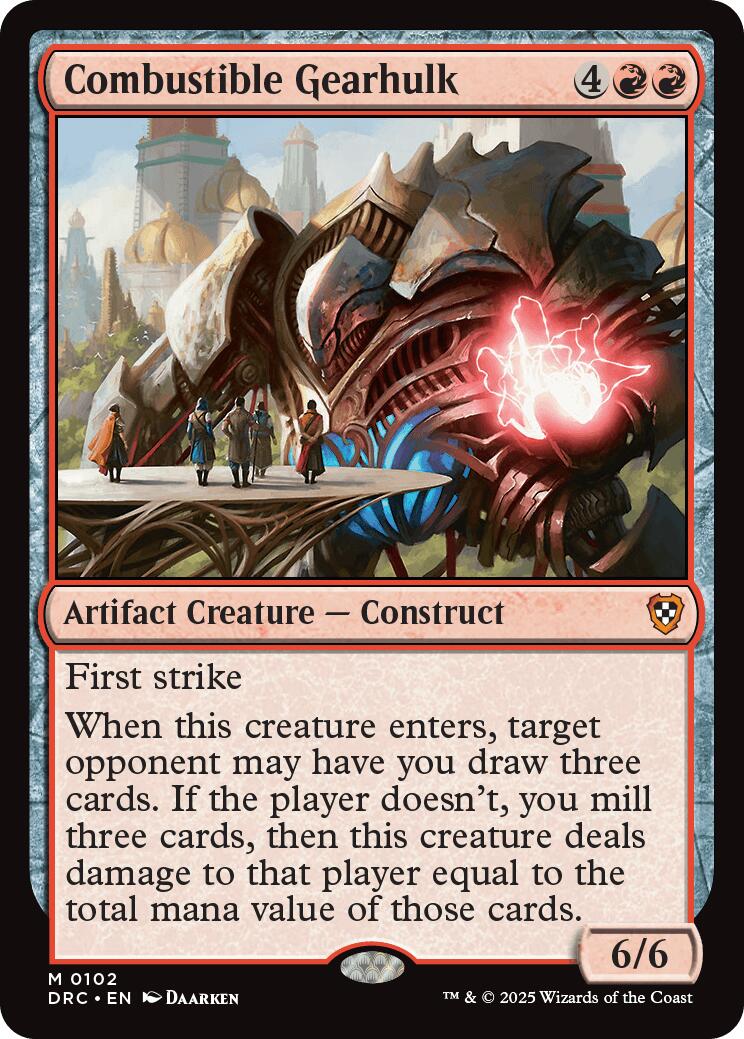 Combustible Gearhulk [DRC - 102] - Shippin Texas