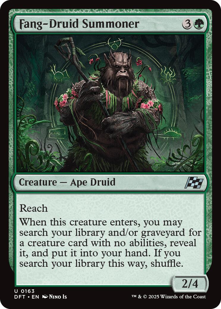 Fang-Druid Summoner [DFT - 163] - Shippin Texas