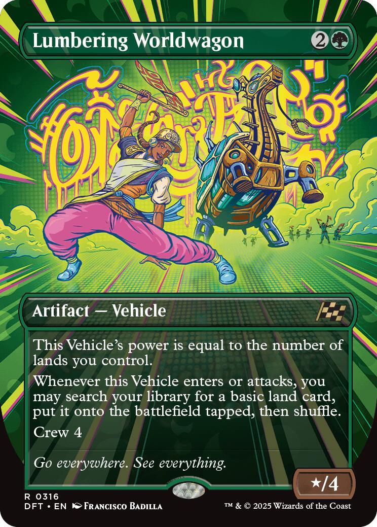 Lumbering Worldwagon (Borderless) [DFT - 316] - Shippin Texas