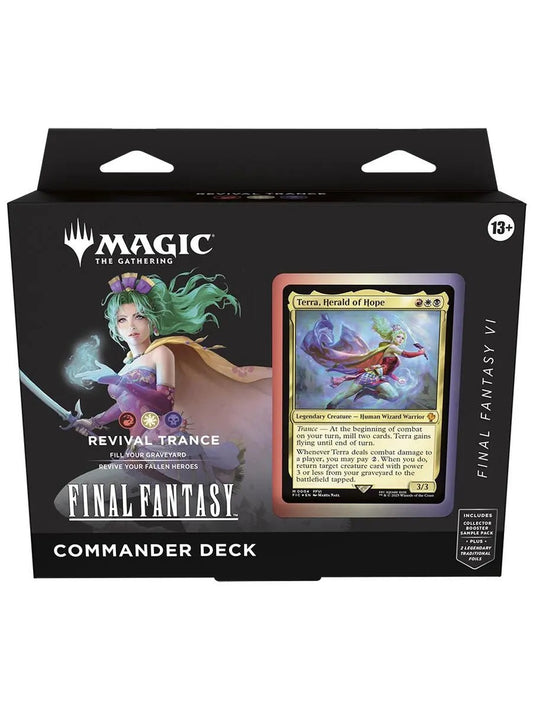 FINAL FANTASY Commander Deck - FINAL FANTASY VI Revival Trance [FIC] Commander: FINAL FANTASY