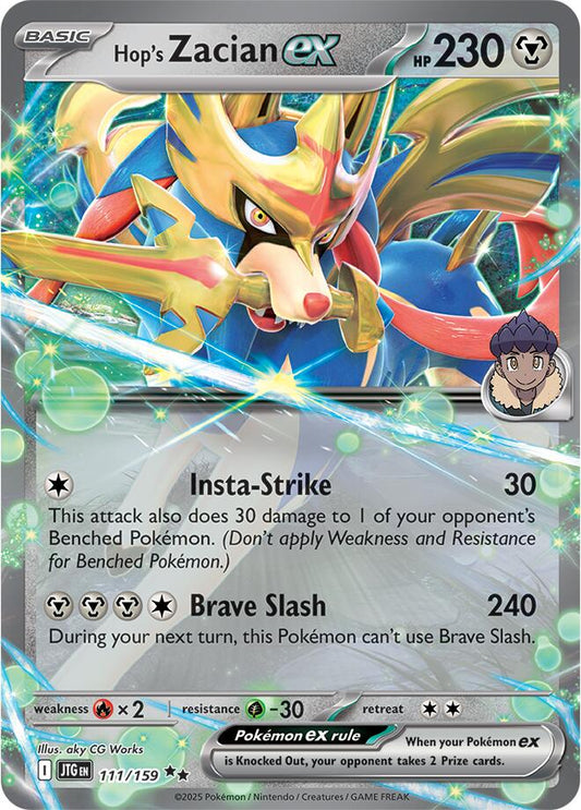 Hop's Zacian ex - 111/159 [JTG - 111/159]