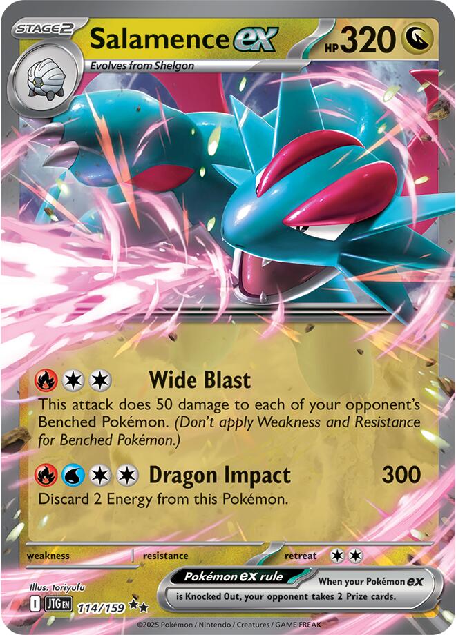 Salamence ex - 114/159 [JTG - 114/159] SV09: Journey Together