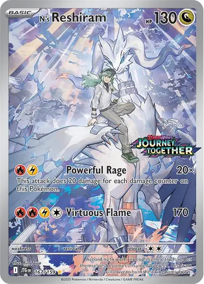 N's Reshiram - 167/159 (Journey Together Stamped) [MCAP - 167/159] Miscellaneous Cards & Products