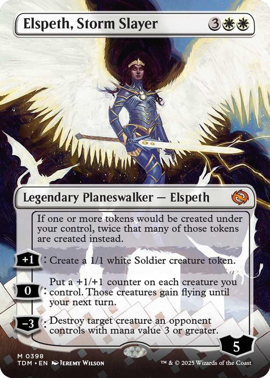 Elspeth, Storm Slayer (Borderless) [TDM - 398] - Shippin Texas