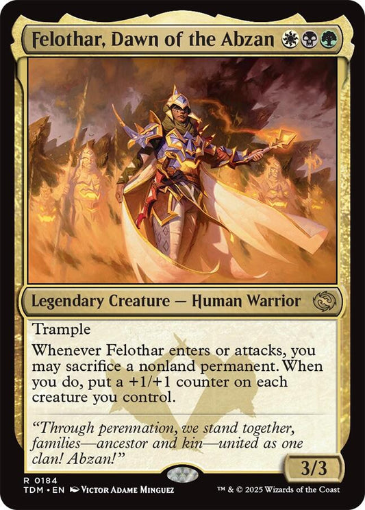 Felothar, Dawn of the Abzan [TDM - 184] - Shippin Texas