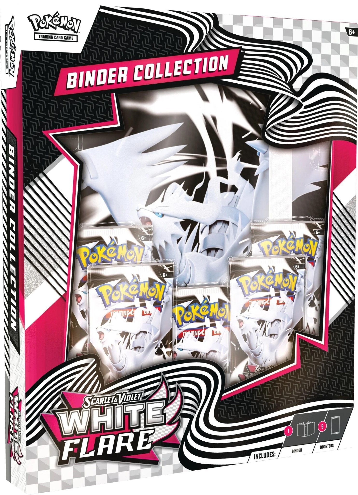White Flare Binder Collection [WHT - 0] - Shippin Texas