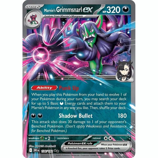 Marnie's Grimmsnarl ex [DRI - 136/182] SV10: Destined Rivals