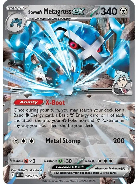 Steven's Metagross ex [DRI - 145/182] SV10: Destined Rivals