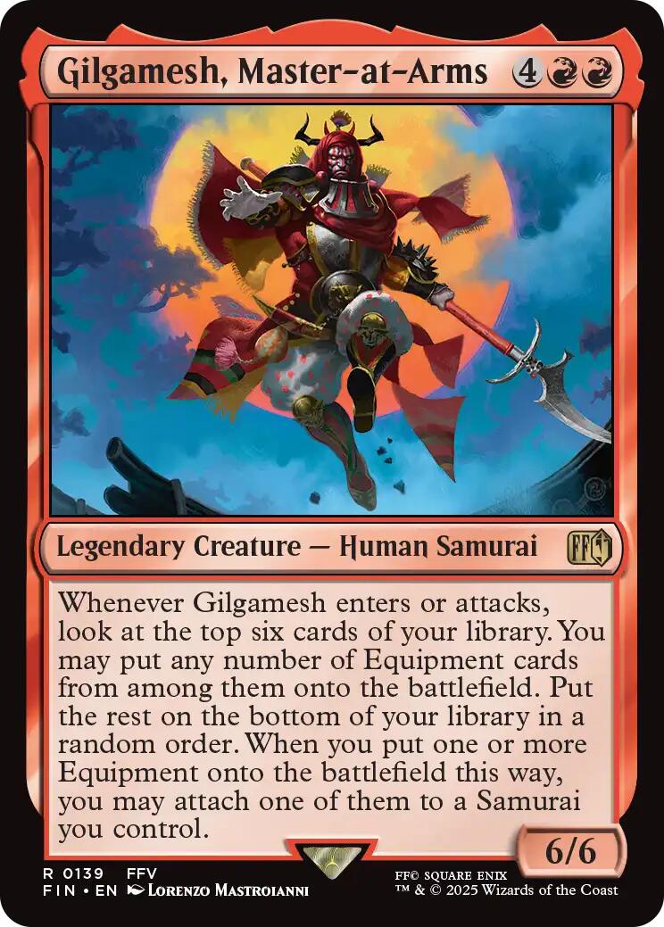 Gilgamesh, Master-at-Arms