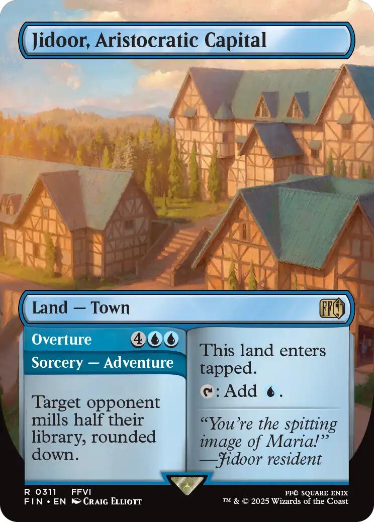 Jidoor, Aristocratic Capital (Borderless) [FIN - 311] - Shippin Texas