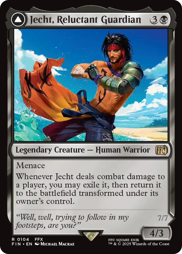 Jecht, Reluctant Guardian [FIN - 104] - Shippin Texas
