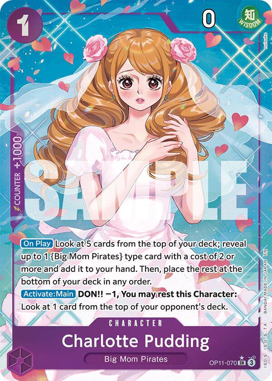 Charlotte Pudding (Alternate Art) [OP11 - OP11-070] - Shippin Texas