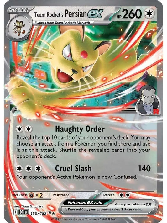 Team Rocket's Persian ex - 150/182 [DRI - 150/182] SV10: Destined Rivals